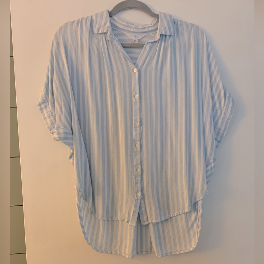 Time&Tru Striped Blouse